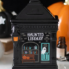 kominek zapachowy halloween dla miłośnika książek i czytania nawiedzona biblioteka