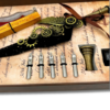 zestaw_do_kaligrafii_steampunk_04 zestaw do kaligrafii z wymiennymi końcówkami pióro czarne steampunk